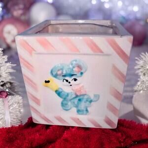 Vintage Napcoware Baby Girl Nursery Planter Block!!